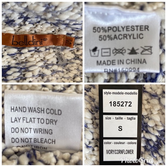 Belldini Marled Knit Mock Neck Sweater - Picture 8 of 8